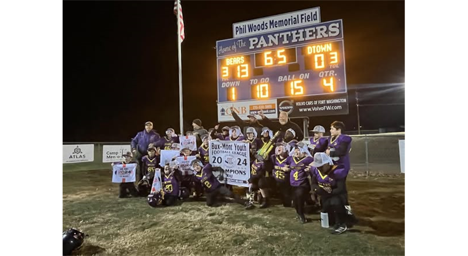 10U Pop Warner Champs